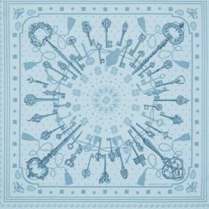 Hermes 55*55 silk scarf